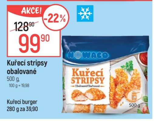 Kuřecí stripsy obalované