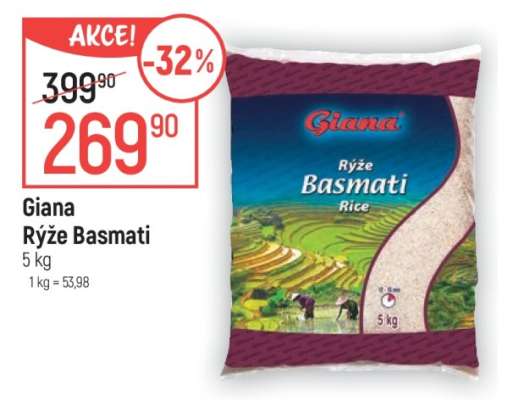 Giana Rýže Basmati 5 kg