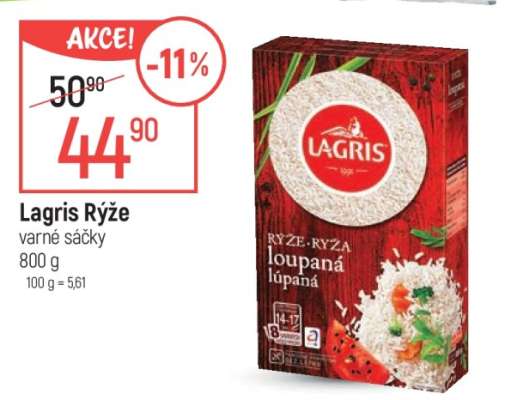 Lagris Rýže varné sáčky