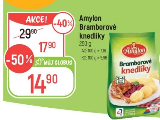 Amylon Bramborové knedlíky