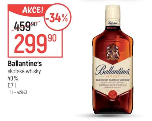 Ballantine’s Skotská whisky