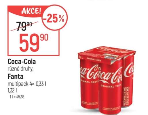 Coca-Cola různé druhy, Fanta