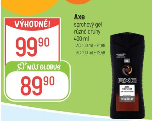 AXE Sprchový gel různé druhy 400 ml