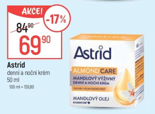 Astrid denní a noční krém 50 ml