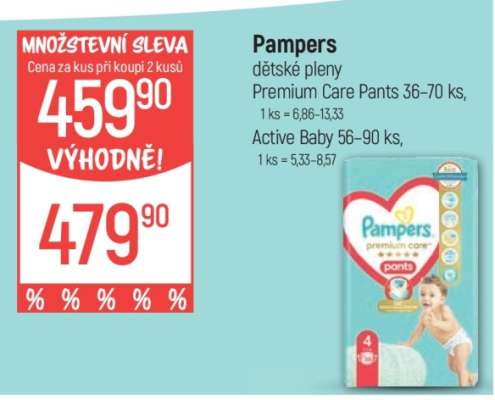 Pampers dětské pleny