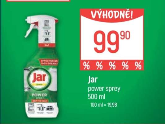 Jar power sprey