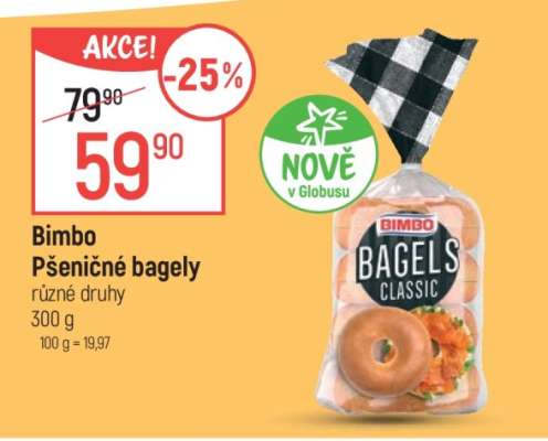 Bimbo Pšeničné bagely