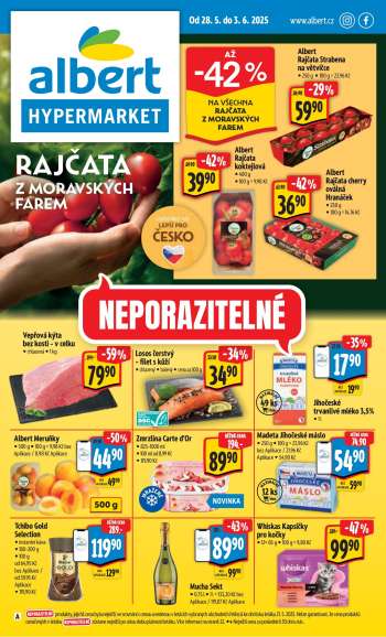 Leták Albert Hypermarket - 28.5.2025 - 3.6.2025.