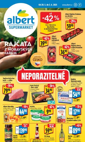 Leták Albert Supermarket - 28.5.2025 - 3.6.2025.