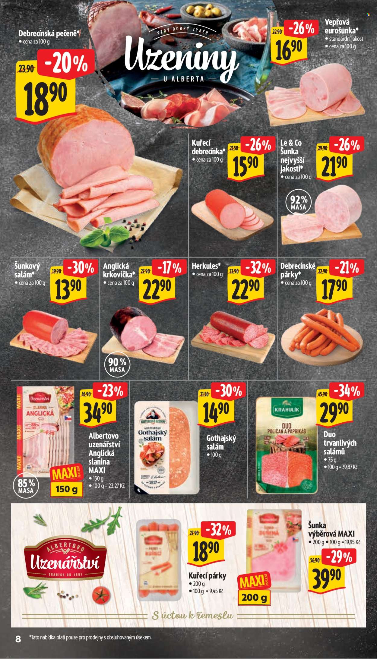 Leták Albert Supermarket - 28.5.2025 - 3.6.2025. Strana 1