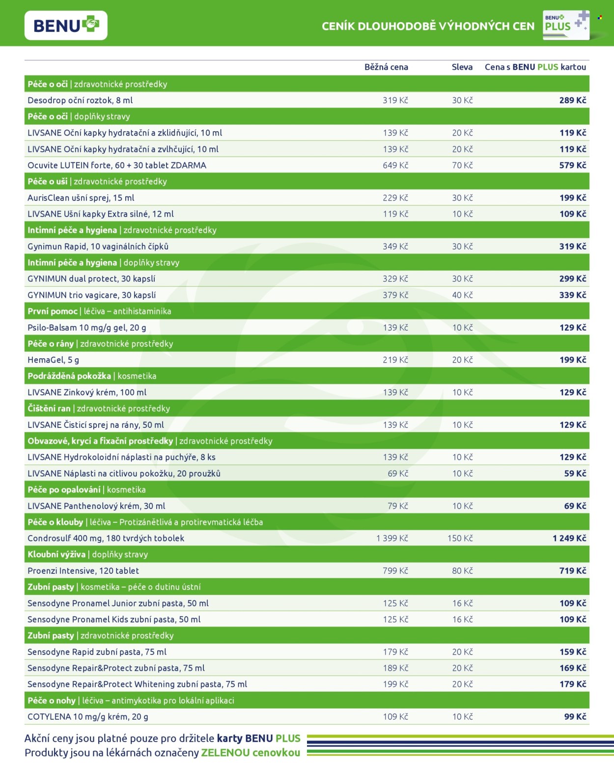 Leták BENU Lékárna - 1.6.2025 - 30.6.2025. Strana 5