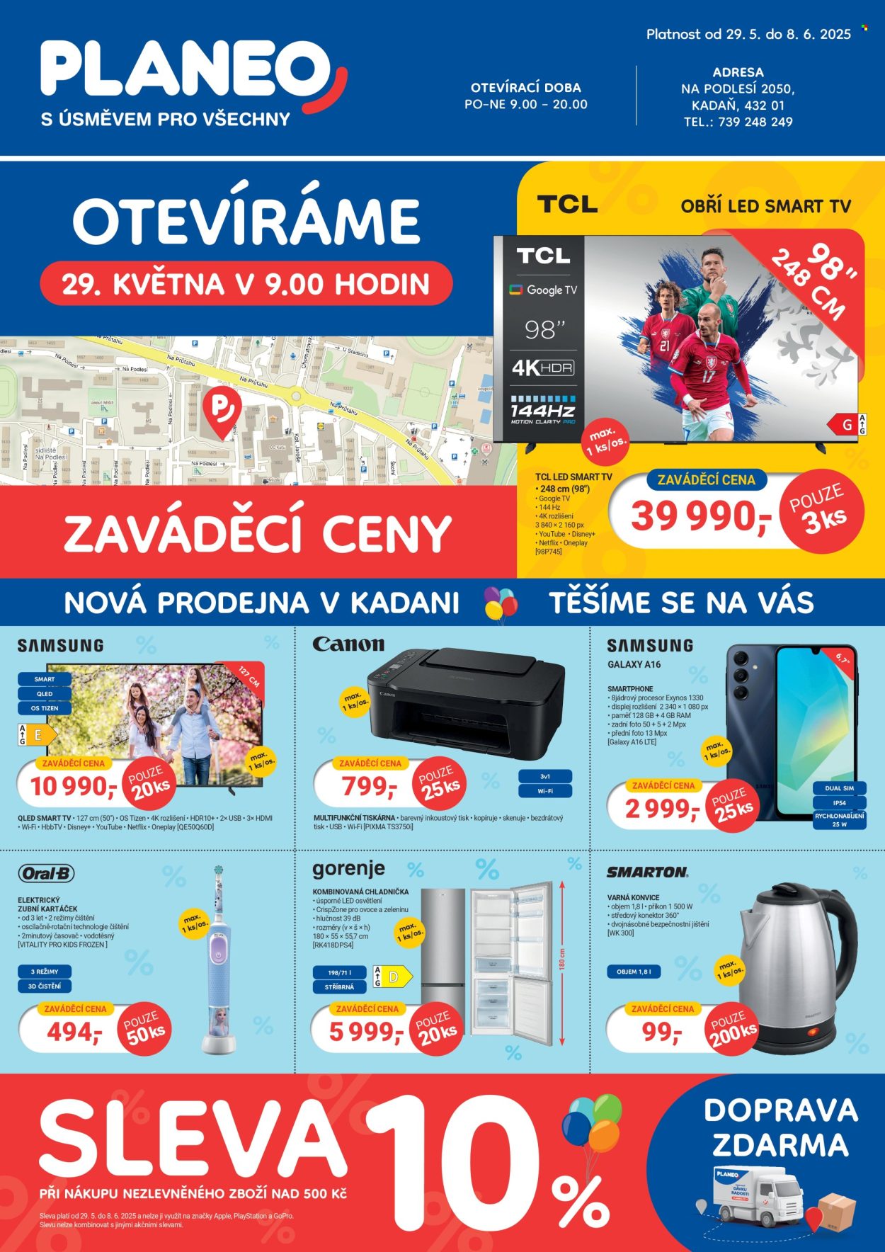 Leták PLANEO Elektro - 29.5.2025 - 8.6.2025. Strana 1