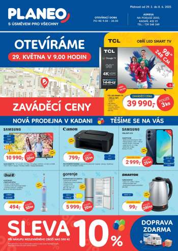 Leták PLANEO Elektro - 29.5.2025 - 8.6.2025.