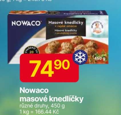 Nowaco masové knedlíčky
