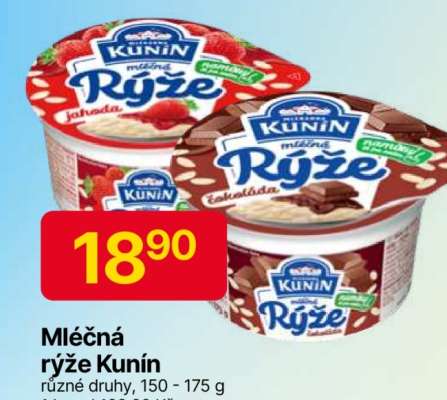 MLÉČNÁ RÝŽE KUNÍN