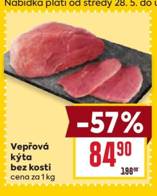 Vepřová kýta bez kosti