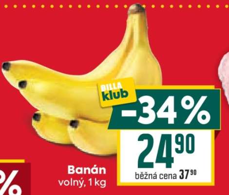 Banán volný, 1 kg