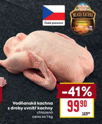 Vodňanská kachna s droby uvnitř kachny