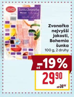 Zvonařka nejvyšší jakosti, Bohemia šunka