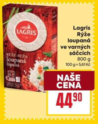 Lagris Rýže loupaná ve varných sáčcích