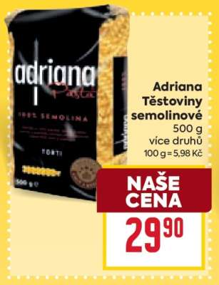 Adriana Těstoviny semolinové