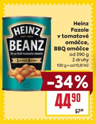 Heinz Fazole v omáčce
