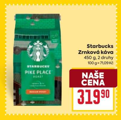 Starbucks Zrnková káva