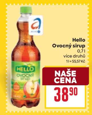 Hello Ovocný sirup