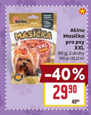 Akinu Masička pro psy XXL