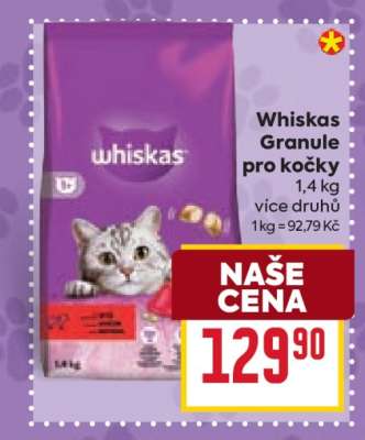 Whiskas Granule pro kočky