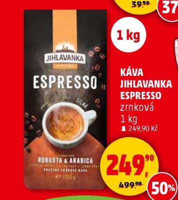 KÁVA JIHLAVANKA ESPRESSO