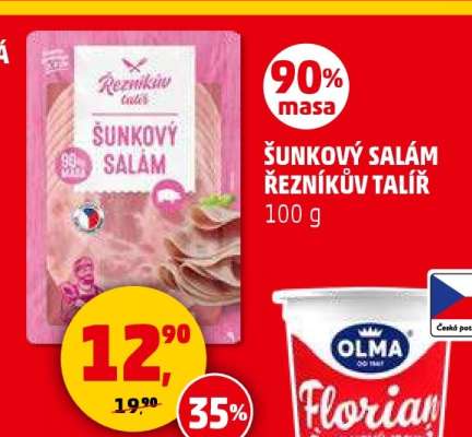 ŠUNKOVÝ SALÁM ŘEZNÍKŮV TALÍŘ