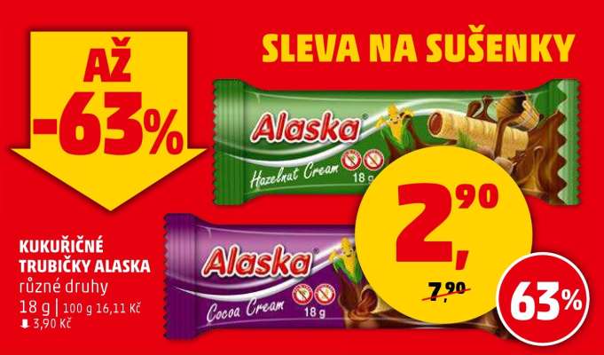 KUKUŘIČNÉ TRUBIČKY ALASKA
