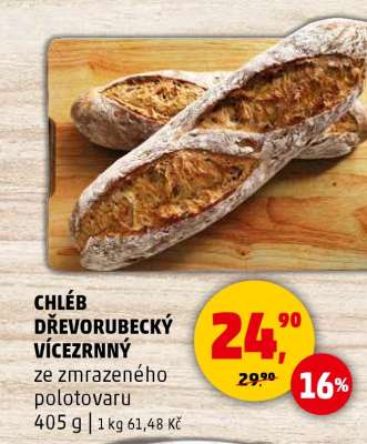 CHLÉB DŘEVORUBECKÝ VÍCEZRNNÝ