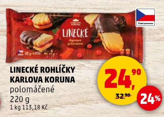 LINECKÉ ROHLÍČKY KARLOVA KORUNA