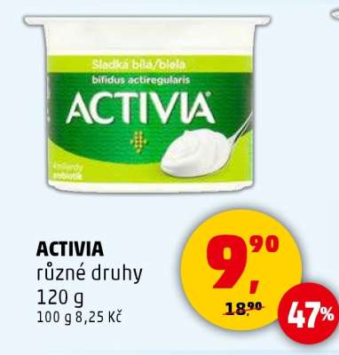 ACTIVIA různé druhy
