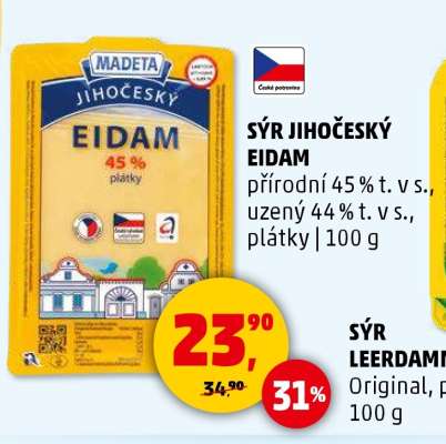SÝR JIHOČESKÝ EIDAM