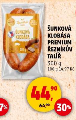 Šunková klobása Premium Řezníkův talíř