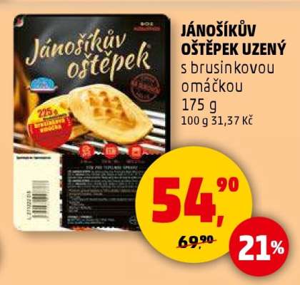 JÁNOŠÍKŮV OŠTĚPEK UZENÝ
