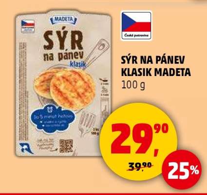 SÝR NA PÁNEV KLASIK MADETA