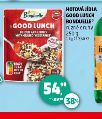 HOTOVÁ JÍDLA GOOD LUNCH BONDUELLE