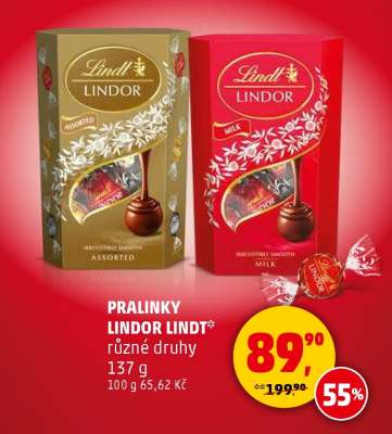 PRALINKY LINDOR LINDT