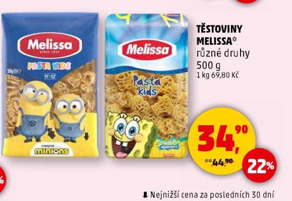 TĚSTOVINY MELISSA*