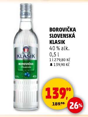 BOROVIČKA SLOVENSKÁ KLASIK