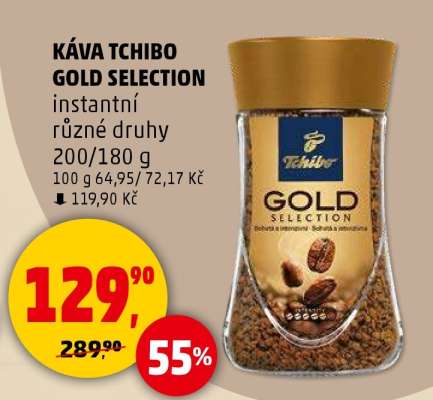 KÁVA TCHIBO GOLD SELECTION