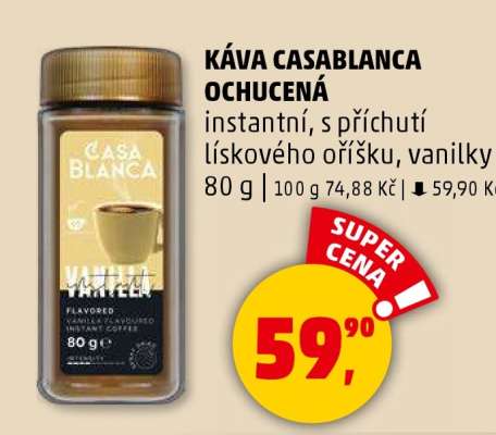 KÁVA CASABLANCA OCHUCENÁ