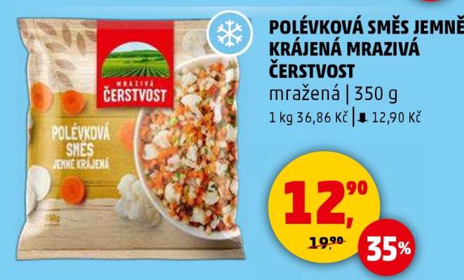 POLÉVKOVÁ SMĚS JEMNĚ KRÁJENÁ MRAZIVÁ ČERSTVOST