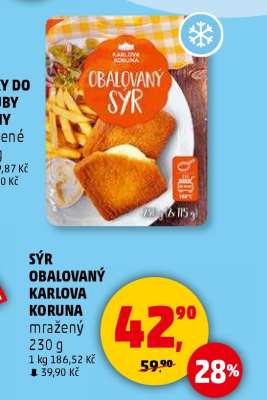 SÝR OBALOVANÝ KARLOVA KORUNA