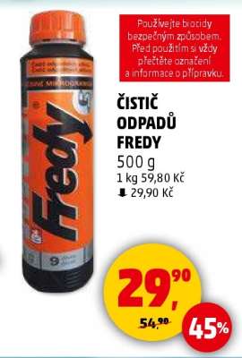 ČISTIČ ODPADŮ FREDY