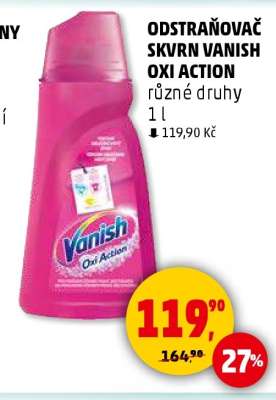 ODSTRAŇOVAČ SKVRN VANISH OXI ACTION